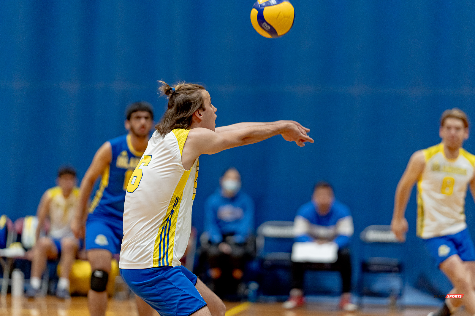  Cégep de l'Abitibi-Témiscamingue - College John Abbott - Volleyball - RSEQ - VOLLEYBALL C M D2 SUD-OUEST - TOURNOI 4 - SECTION A - Gaillards (2) VS (1) ISLANDERS (#RSEQVoll2022ABIJAC) Photo by: Dan Taylor-Morin | Siuxy Sports 2022-12-04