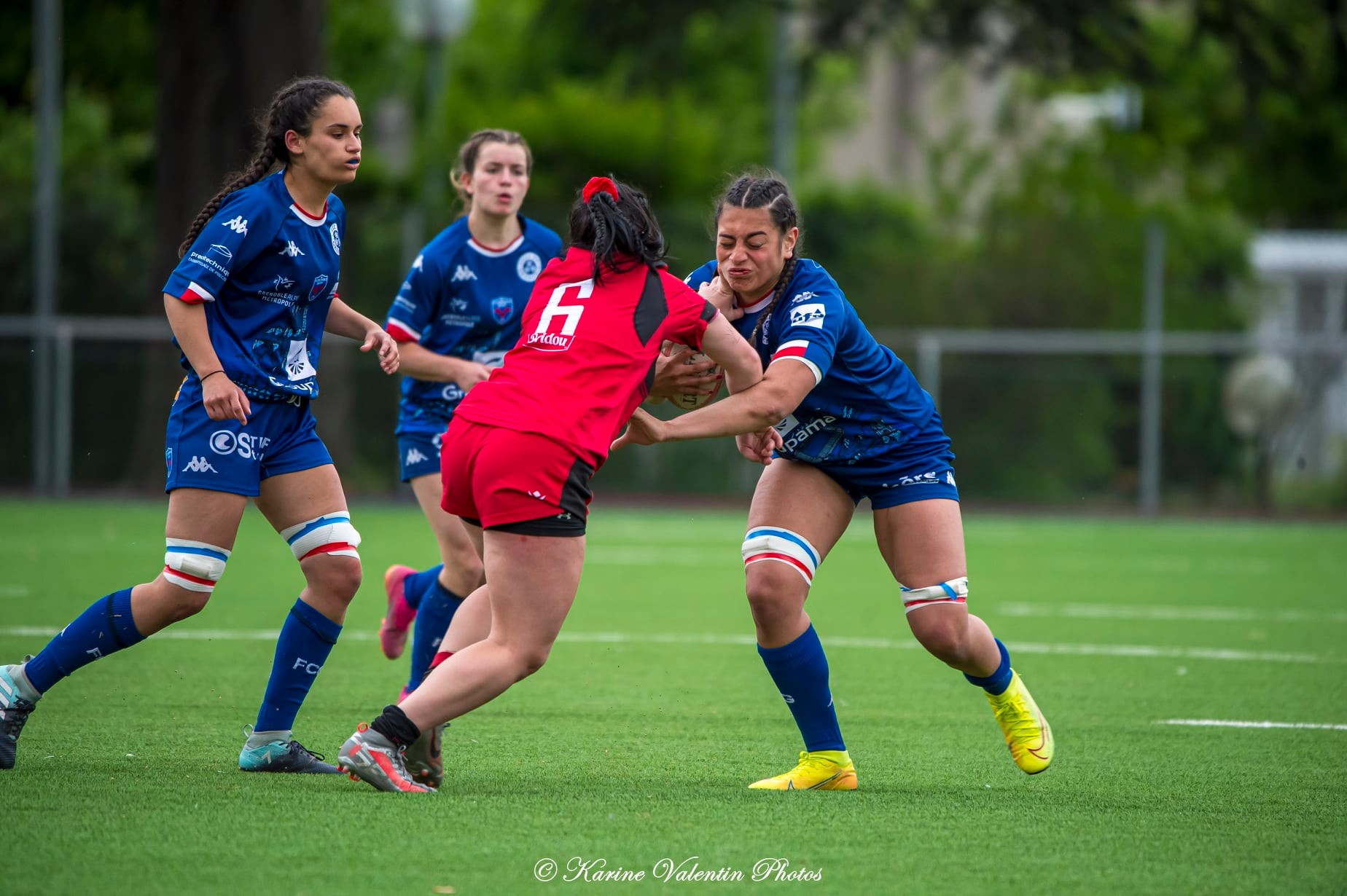  FC Grenoble Rugby - Lyon Olympique Universitaire - Rugby - U18 FCG Amazones (52) vs (0) LOU (#U18AmazonesVsLOU) Photo by: Karine Valentin | Siuxy Sports 2022-04-23