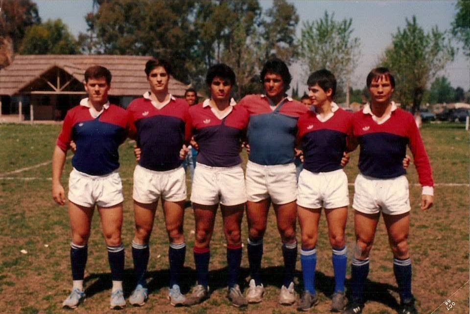 Martín LOMBARDERO - Matias ZARATTINI -  Asociación Deportiva Francesa -  - Rugby - Los forwards de la victoria (Con dos ex-miguelitos: Matias Zarattini y Martin Lombardero) Photo by:  | Siuxy Sports 1987-04-11