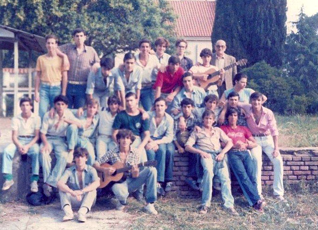 Santiago HERMIDA PINI - Alfredo KINBAUM -  Colegio San Miguel  -  - Social - General Rodríguez 1982 () Photo by:  | Siuxy Sports 1982-06-01