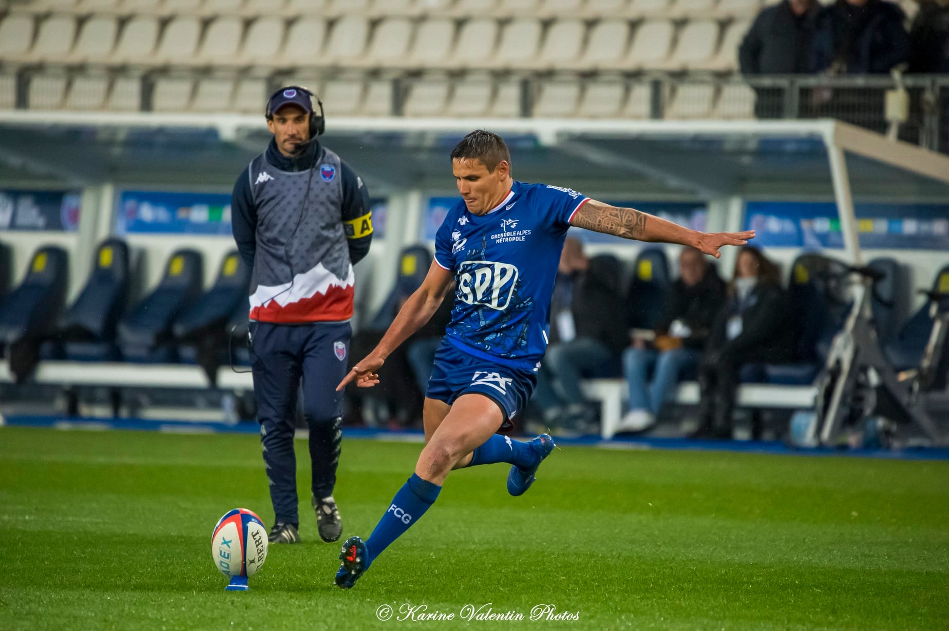 Romain BARTHÉLÉMY -  FC Grenoble Rugby - Provence - Rugby - FC Grenoble (6) vs (9) Provence Rugby - 2022 (#FCGRvsProvR2022) Photo by: Karine Valentin | Siuxy Sports 2022-04-01