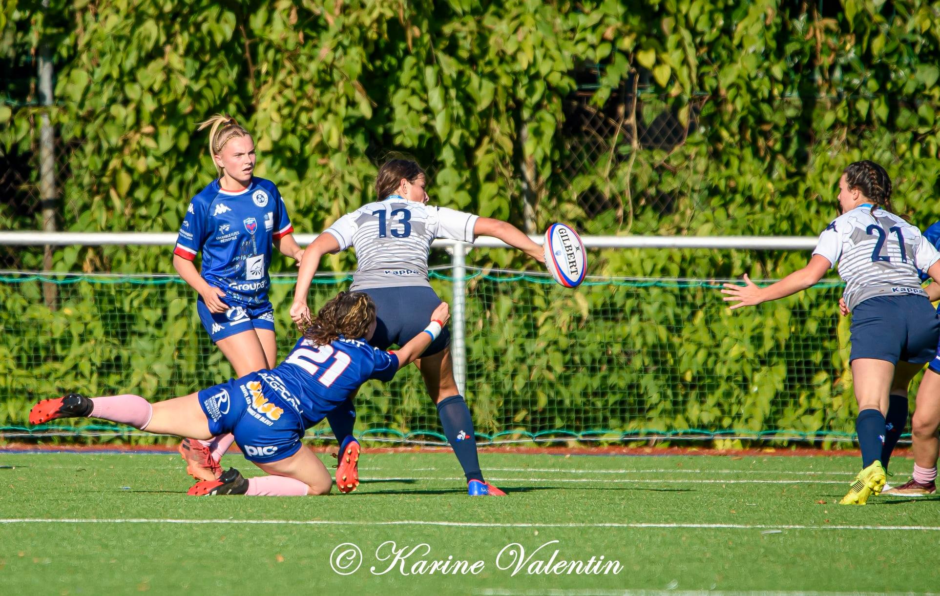  FC Grenoble Rugby - Montpellier Hérault Rugby - Rugby - FC Grenoble VS Montpellier U18 (#GrenobleVsMontpll2021octU18) Photo by: Karine Valentin | Siuxy Sports 2021-10-18