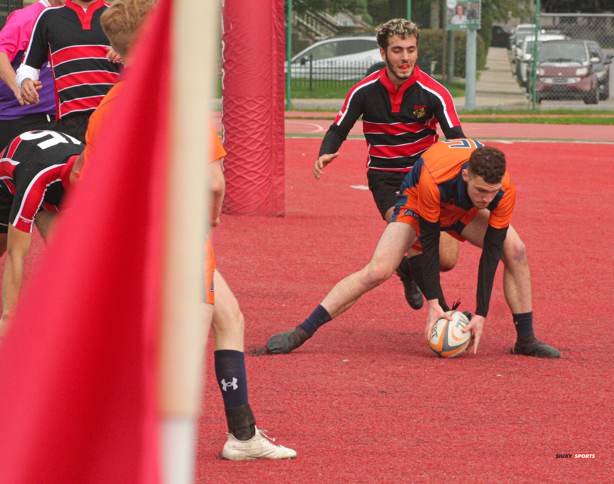 Agustin APARDIAN TAVIDIAN - Raphael PAGES -  Cégep André Laurendeau - Cégep Vanier - Rugby -  (#ALvsVanier2021M) Photo by:  | Siuxy Sports 2021-10-10