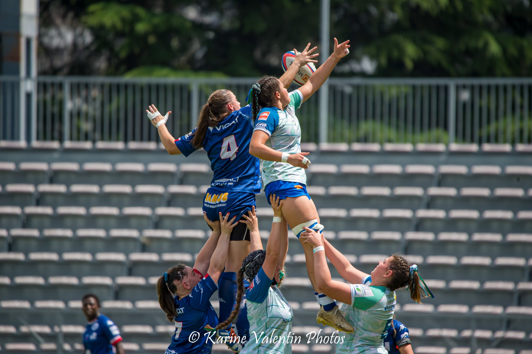  FC Grenoble Rugby - Lille Métropole Rugby Club Villeneuvois - Rugby - FCG Amazones (24) vs (19) LMRCV - 1/4 de finale Fed 1  (#AmazonesVsLMRCV2022) Photo by: Karine Valentin | Siuxy Sports 2022-05-21