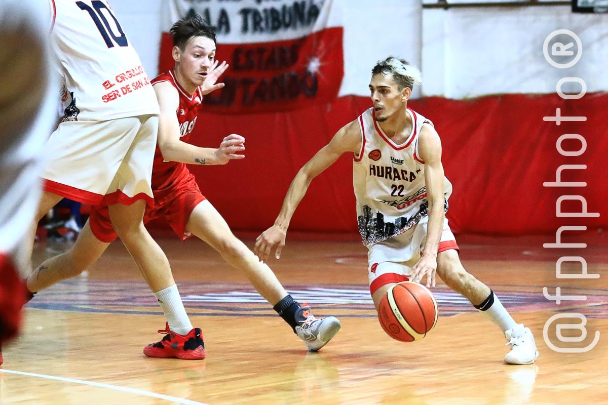 Brian HERSCOVICH - Alen MANSILLA -  Ramos Mejía Lawn Tennis Club - Centro Deportivo Huracán de San Justo - Basketball - Ramos Mejia Lawn Tenis Club (83) Vs (54) Huracan de San Justo - 2022 - Liga Federal (#RMLTCVSHSJ2022fed) Photo by: Alan Roy Bahamonde | Siuxy Sports 2022-04-12
