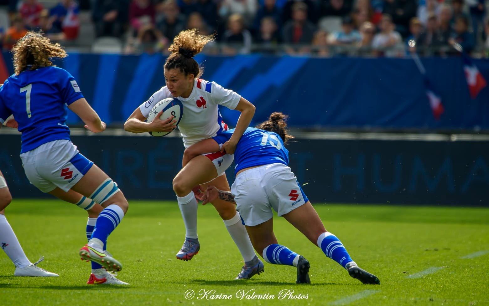 Équipe de France de rugby à XV - Nazionale di rugby a 15 dell'Italia - Rugby - France (39) vs Italie (6) - 6N fém. (#FranceVsItalie6Nfem2022) Photo by: Karine Valentin | Siuxy Sports 2022-03-27