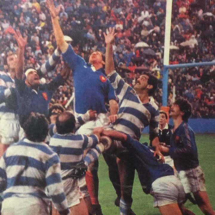  Selección Argentina de Rugby XV -  - Rugby - Solo los guapos saltaban () Photo by:  | Siuxy Sports 1983-10-10