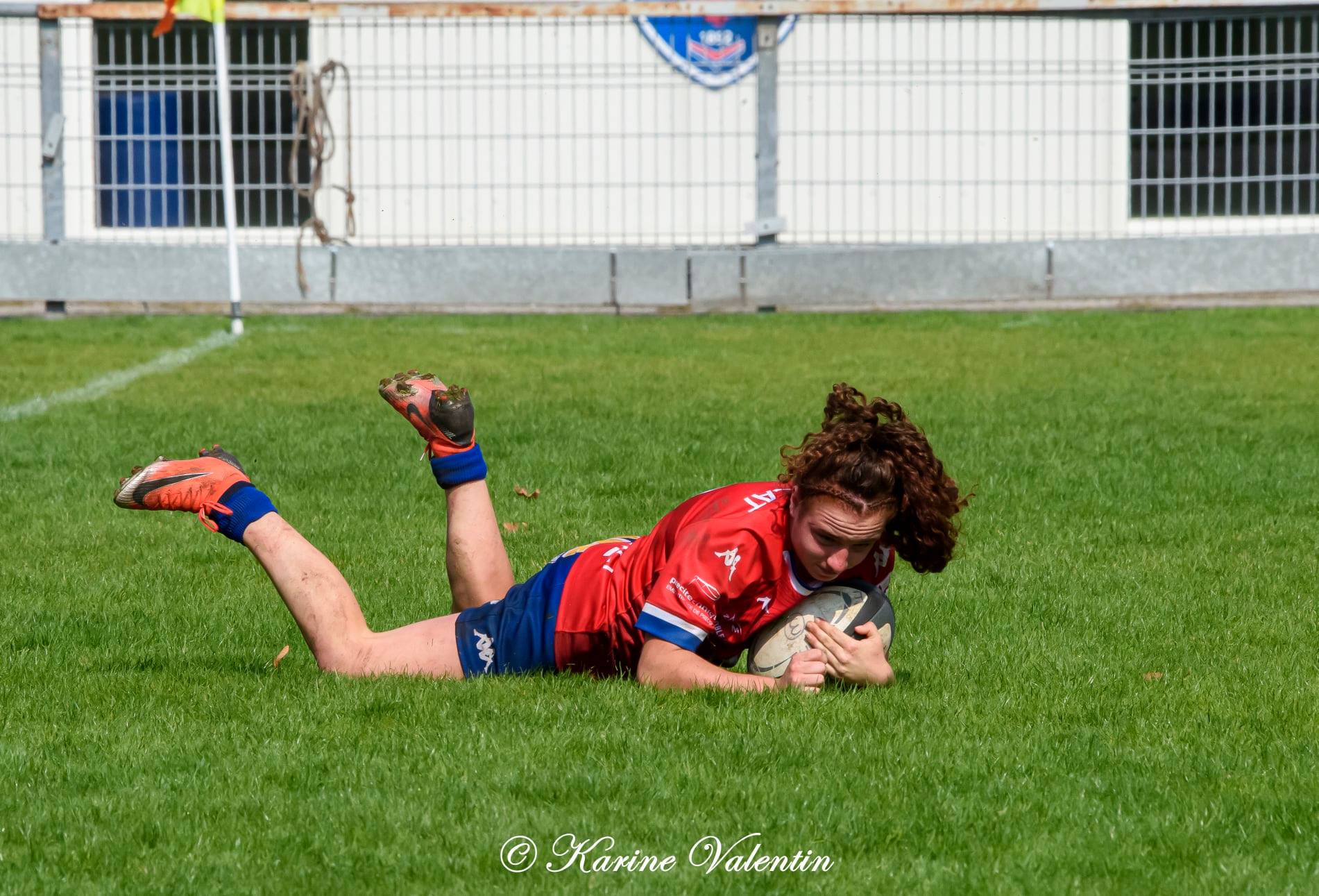 Florine THIRON -  FC Grenoble Rugby -  - Rugby - FC Grenoble VS Toulouse (#GrenobleVsToulouse2021sep) Photo by: Karine Valentin | Siuxy Sports 2021-09-26