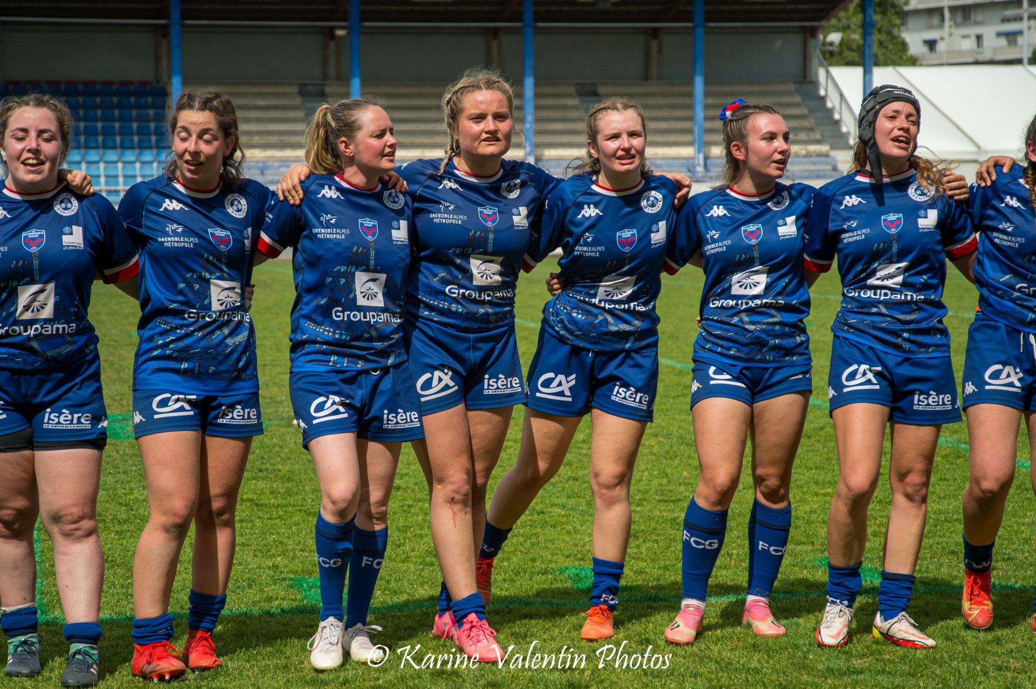  FC Grenoble Rugby - Lille Métropole Rugby Club Villeneuvois - Rugby - FCG Amazones (24) vs (19) LMRCV - 1/4 de finale Fed 1  (#AmazonesVsLMRCV2022) Photo by: Karine Valentin | Siuxy Sports 2022-05-21