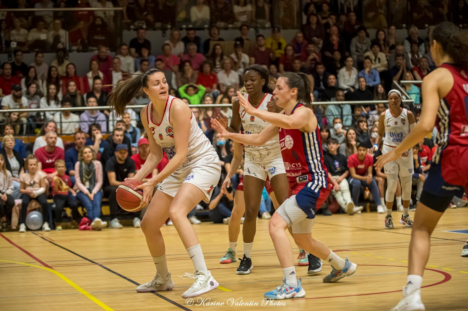 Anna Sara NGO NDJOCK - Romane REVEL -  BC Tronche Meylan - SIG Strasbourg - Basketball - BCTM (73) vs (58) SIG - 2022 (#FFBBB22CTMSIG) Photo by: Karine Valentin | Siuxy Sports 2022-04-20