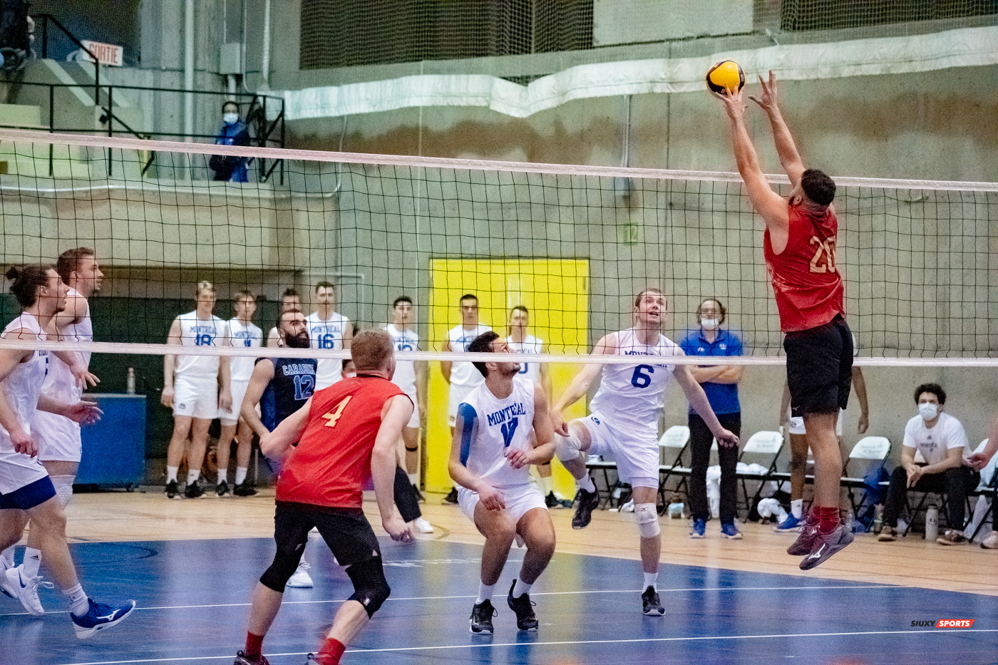 Max LOSIER -  Université de Montréal - Université Laval - Volleyball - Université de Montréal (3) vs Université Laval (2) (#CarabinsVsRgeOr2022VolleyM) Photo by:  | Siuxy Sports 2022-03-05