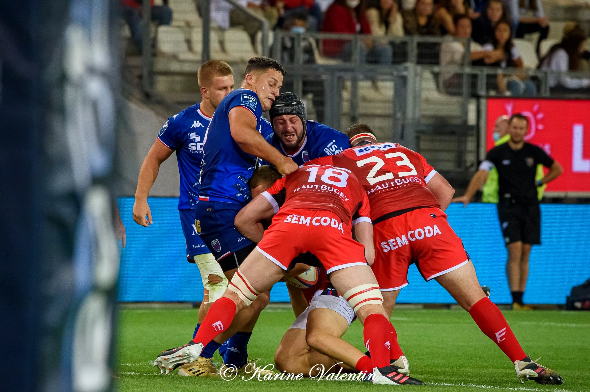  FC Grenoble Rugby - US Oyonnax Rugby - Rugby - Grenoble Vs Oyonnax (#FCGvsUSORoct2021) Photo by: Karine Valentin | Siuxy Sports 2021-08-27
