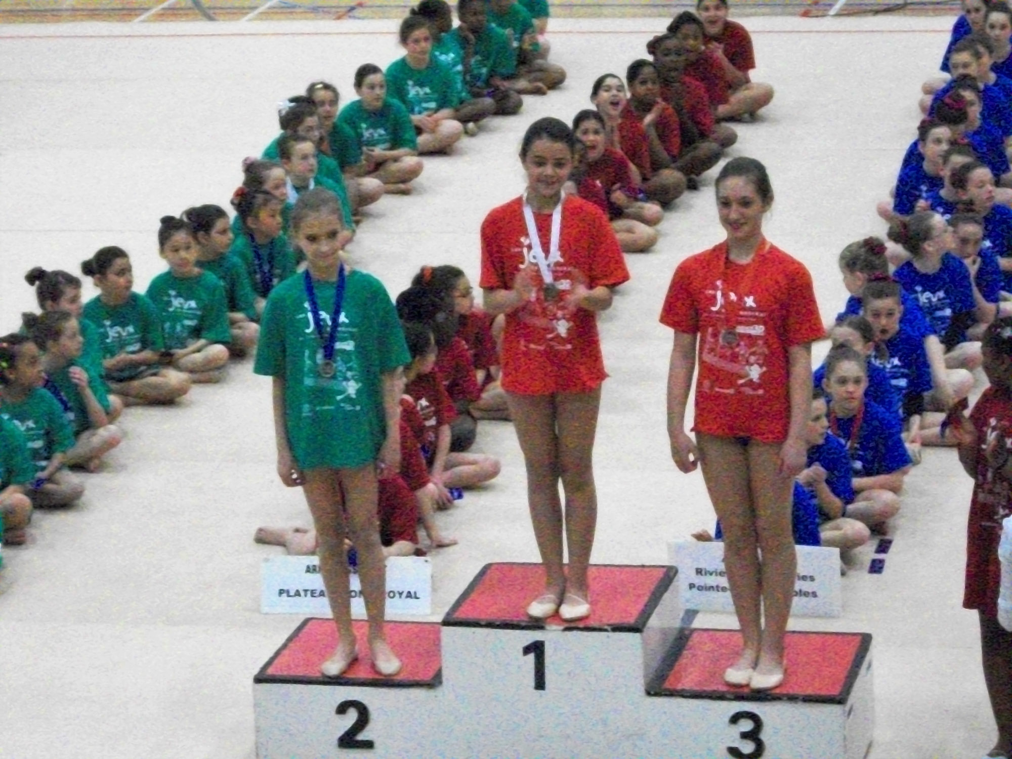 Emilie ALCHOURRON - Adrianna BESSETTE -  QUESTO -  - Rhythmic gymnastics - Finale des Jeux de Montréal () Photo by:  | Siuxy Sports 2011-04-02