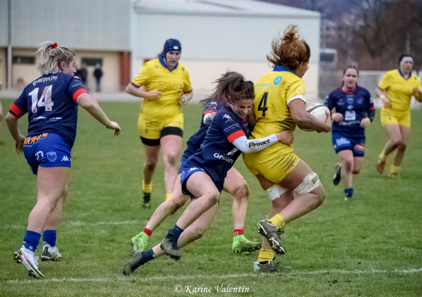  FC Grenoble Rugby - ASM Romagnat rugby féminin - Rugby - FC Grenoble VS ASM Romagnat (#GrenobleVsASMR2021jan) Photo by: Karine Valentin | Siuxy Sports 2021-01-24