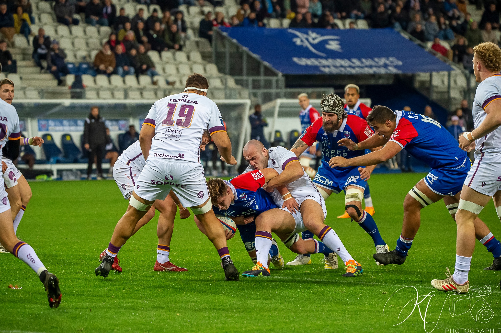  FC Grenoble Rugby - Soyaux Angoulême - Rugby - FC Grenoble (24) VS (18) Soyaux Angoulême (2022) (#FCGvsSA2022R11) Photo by: Karine Valentin | Siuxy Sports 2022-11-18