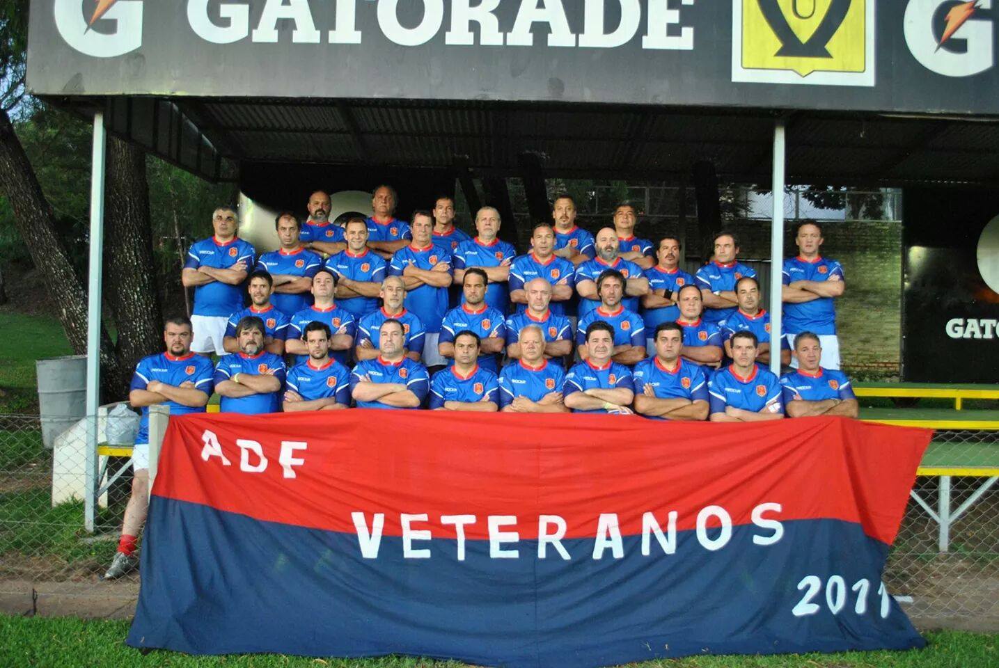 Adrian BERTHOLAGA - Juan Ignacio BLANCO - Fernando CARLUCCIO - Alejandro GAMBOA - Eduardo MARINO -  Asociación Deportiva Francesa -  - RugbyV - Veteranos 2014 () Photo by:  | Siuxy Sports 2014-12-03