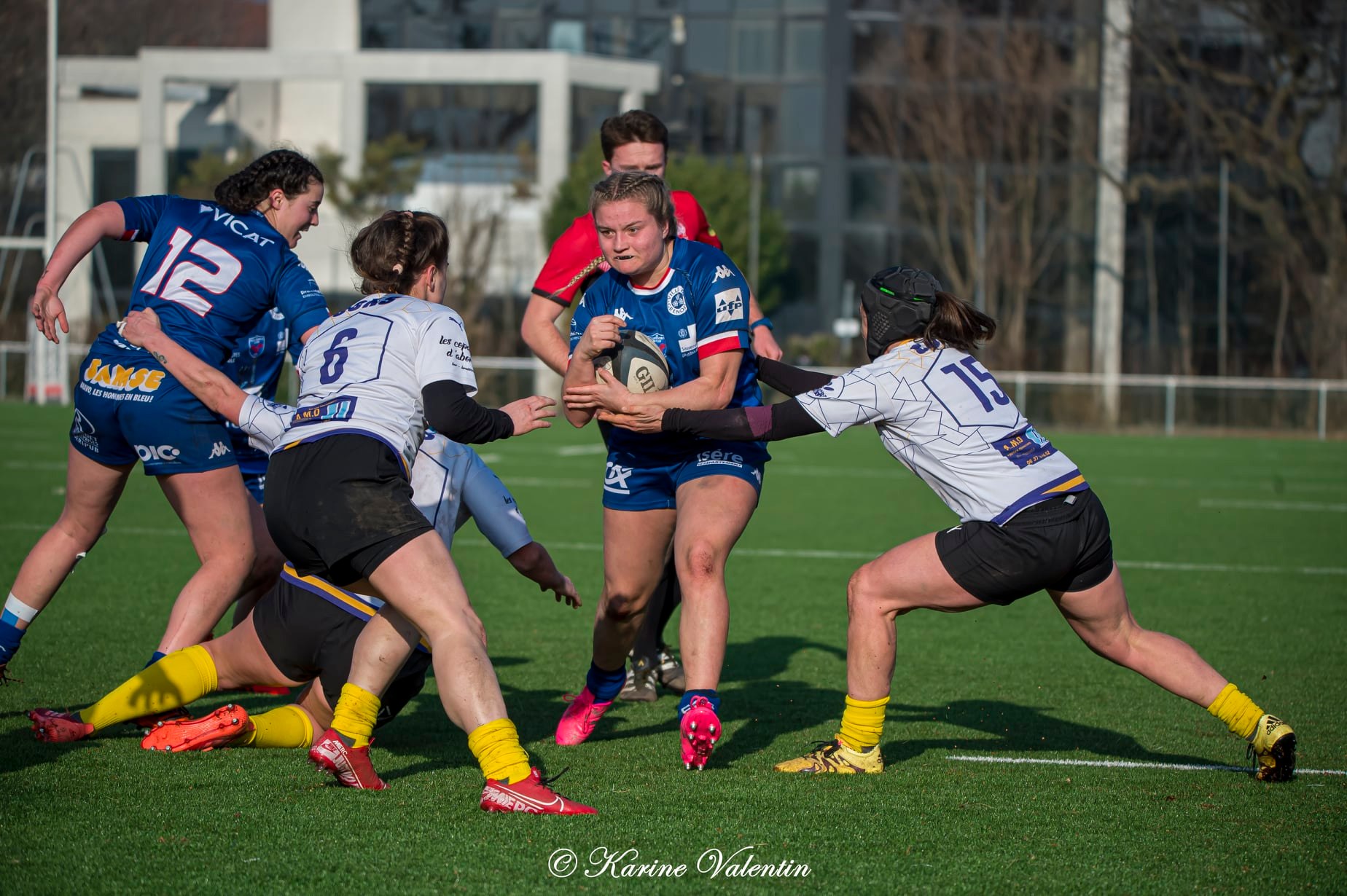 Emma RECEVEUR -  FC Grenoble Rugby - Grenoble Université Club Rugby - Rugby - Grenoble Amazones vs Les Coccinelles du Grenoble Université Club - F1 (#FCGsGUCR2022janF1COXS) Photo by: Karine Valentin | Siuxy Sports 2022-01-30