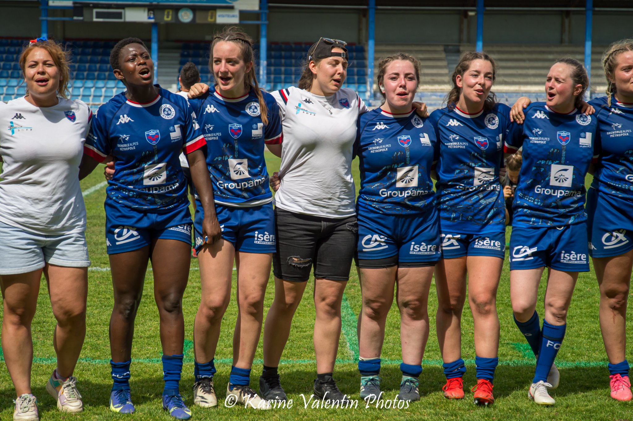  FC Grenoble Rugby - Lille Métropole Rugby Club Villeneuvois - Rugby - FCG Amazones (24) vs (19) LMRCV - 1/4 de finale Fed 1  (#AmazonesVsLMRCV2022) Photo by: Karine Valentin | Siuxy Sports 2022-05-21