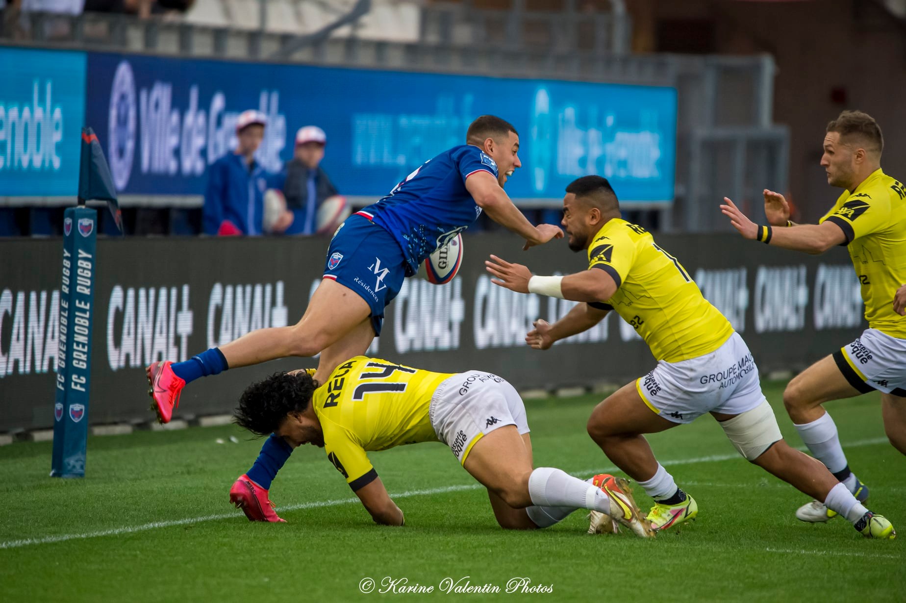 Karim QADIRI -  FC Grenoble Rugby - US Carcassonne - Rugby - Grenoble (28) vs (23) Carcassonne (#FCGRvsUSC2022) Photo by: Karine Valentin | Siuxy Sports 2022-04-22