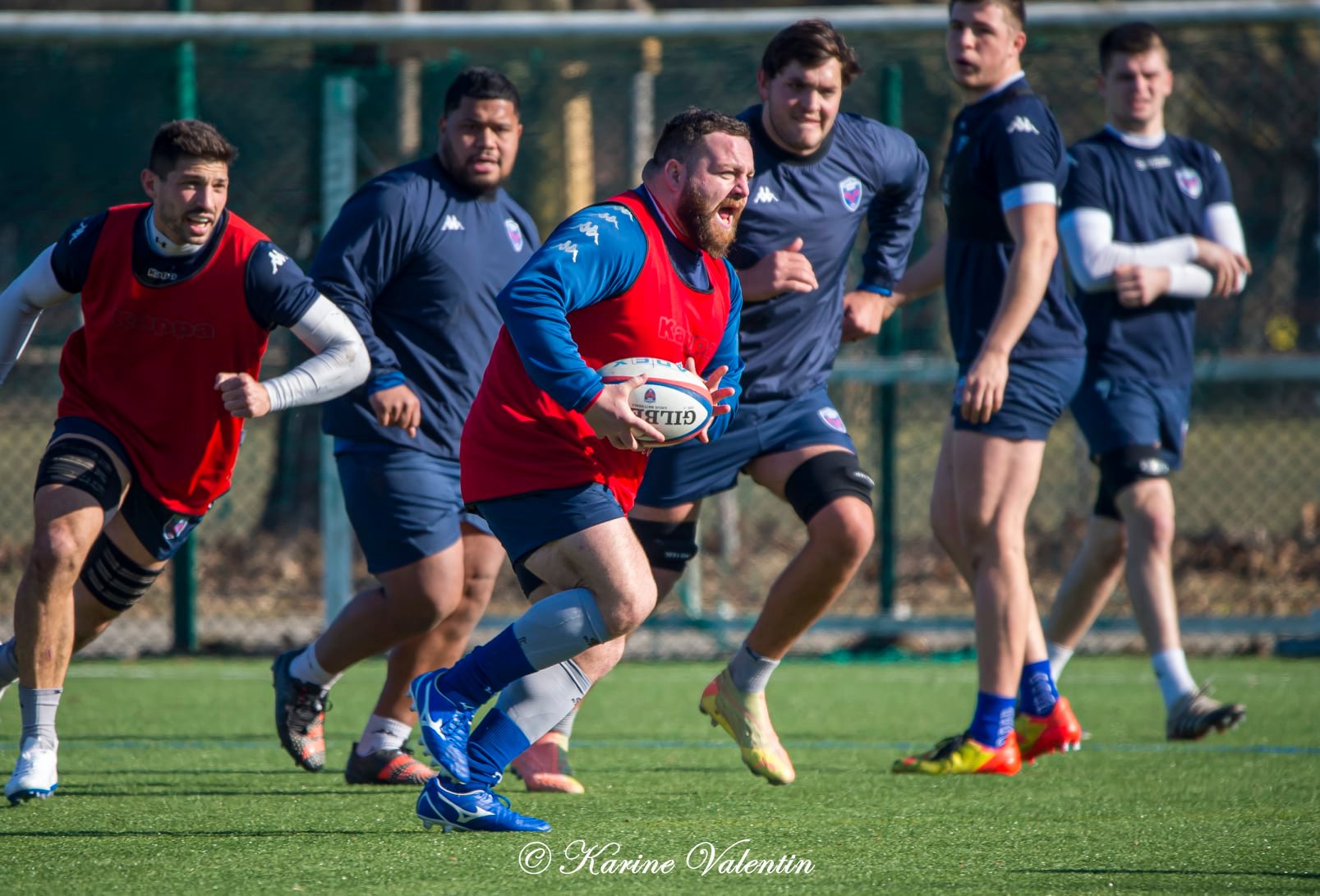  FC Grenoble Rugby -  - Rugby - Entrainement Rugby (#RFCGrenobleEntr2022jan) Photo by: Karine Valentin | Siuxy Sports 2022-01-25