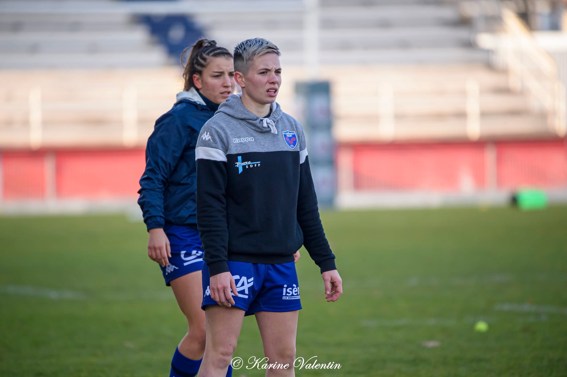 Oceane BUISSON - Alexandra CHAMBON -  FC Grenoble Rugby -  - Rugby -  (#GrenobleVsBobigny2021Dec) Photo by: Karine Valentin | Siuxy Sports 2021-12-21