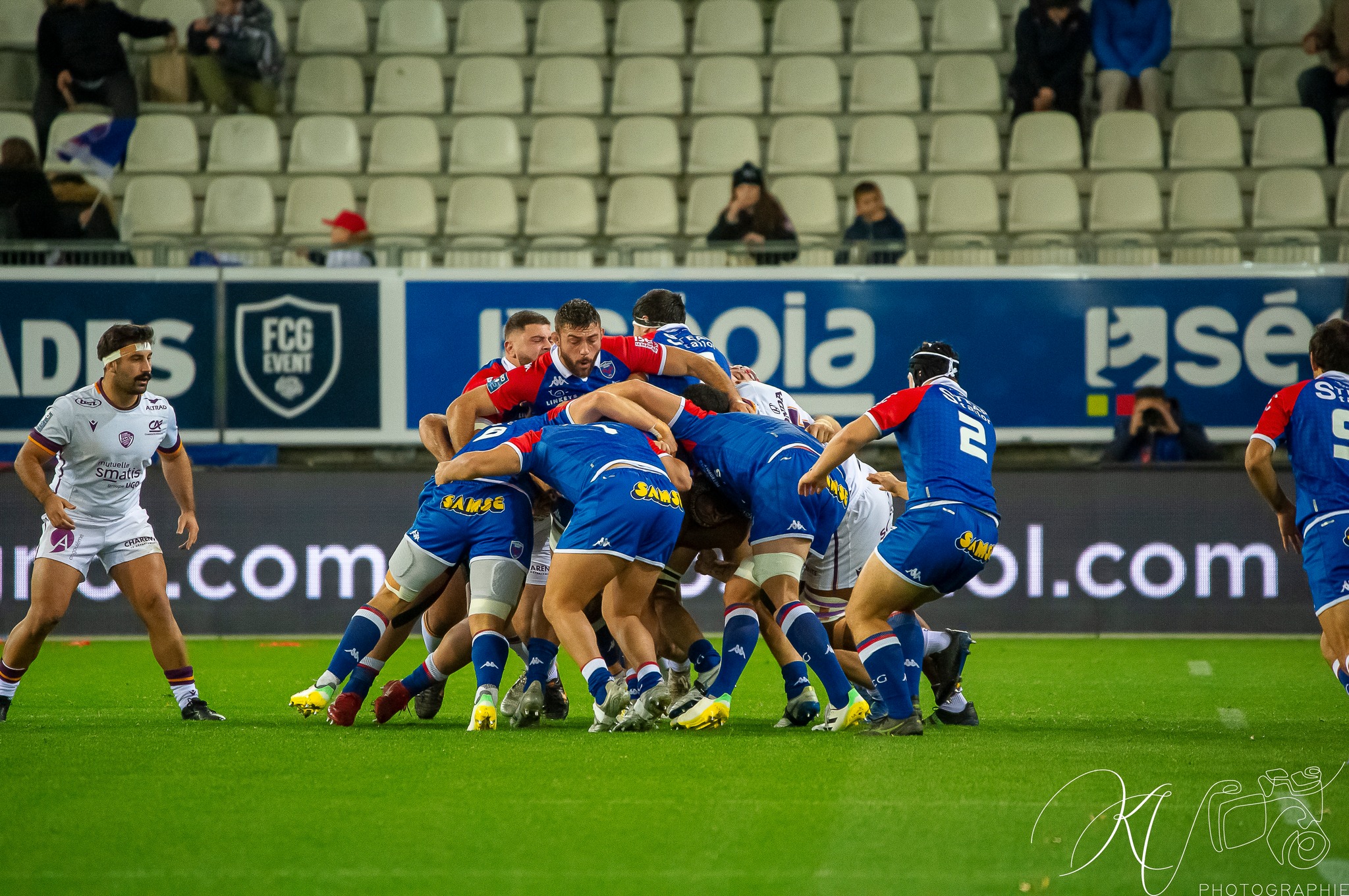  FC Grenoble Rugby - Soyaux Angoulême - Rugby - FC Grenoble (24) VS (18) Soyaux Angoulême (2022) (#FCGvsSA2022R11) Photo by: Karine Valentin | Siuxy Sports 2022-11-18