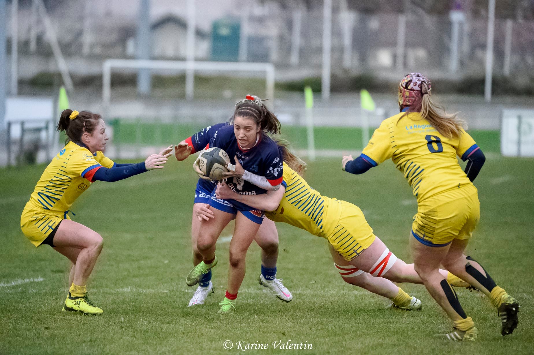 Alexandra CHAMBON -  FC Grenoble Rugby - ASM Romagnat rugby féminin - Rugby - FC Grenoble VS ASM Romagnat (#GrenobleVsASMR2021jan) Photo by: Karine Valentin | Siuxy Sports 2021-01-24