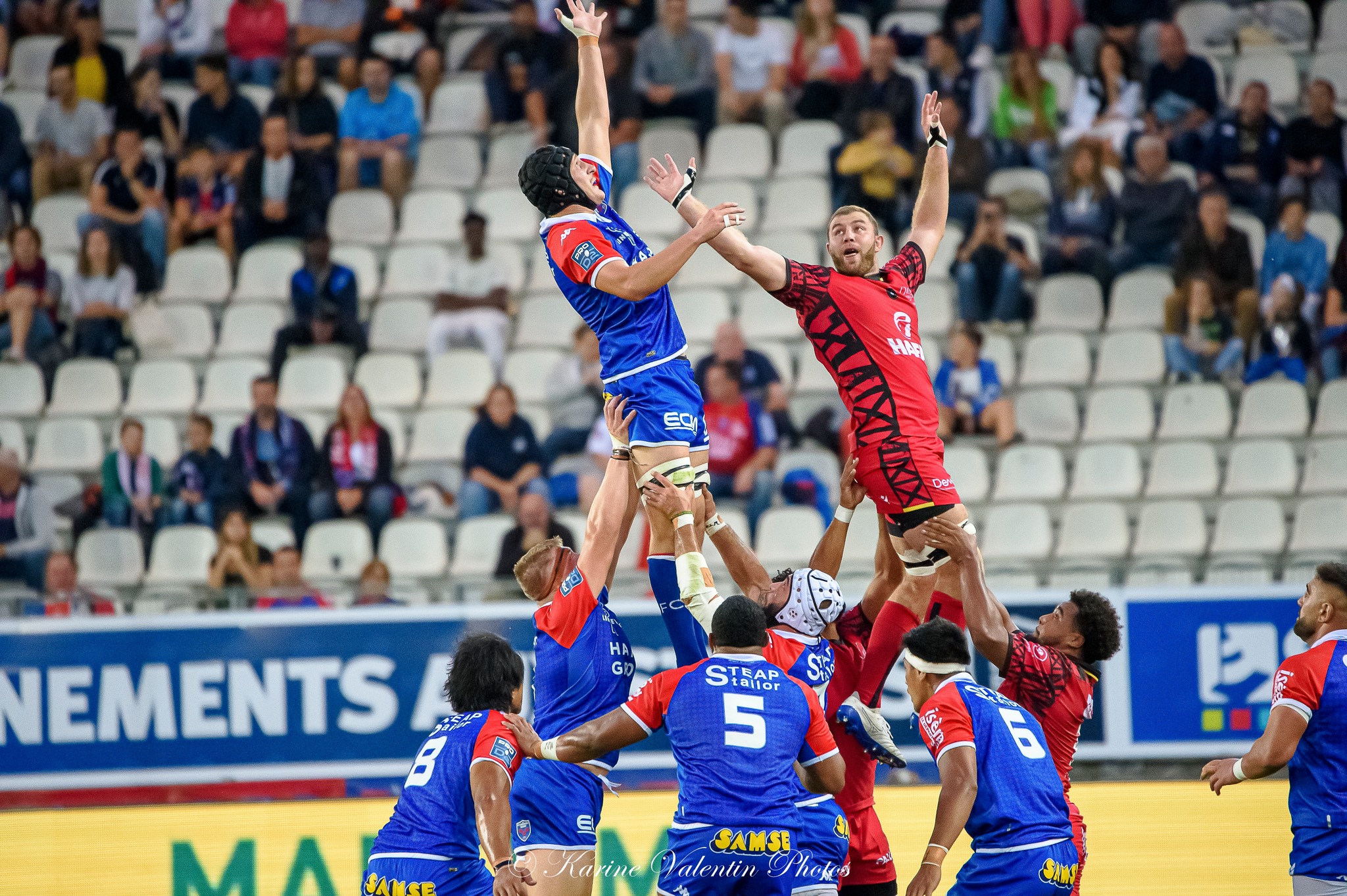  FC Grenoble Rugby - Rouen Normandie Rugby - Rugby - FC Grenoble (20) vs (6) Rouen (#FCGvsRouen2022ReelA) Photo by: Karine Valentin | Siuxy Sports 2022-09-16