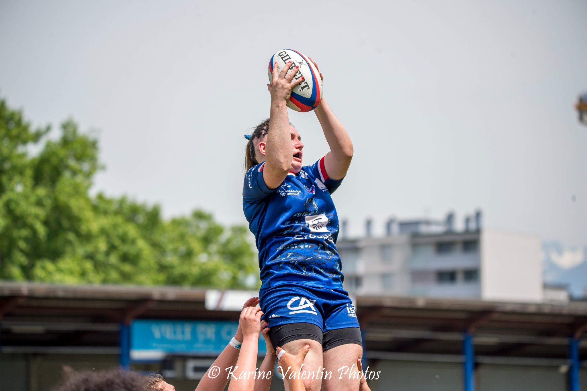  FC Grenoble Rugby - Lille Métropole Rugby Club Villeneuvois - Rugby - FCG Amazones (24) vs (19) LMRCV - 1/4 de finale Fed 1  (#AmazonesVsLMRCV2022) Photo by: Karine Valentin | Siuxy Sports 2022-05-21