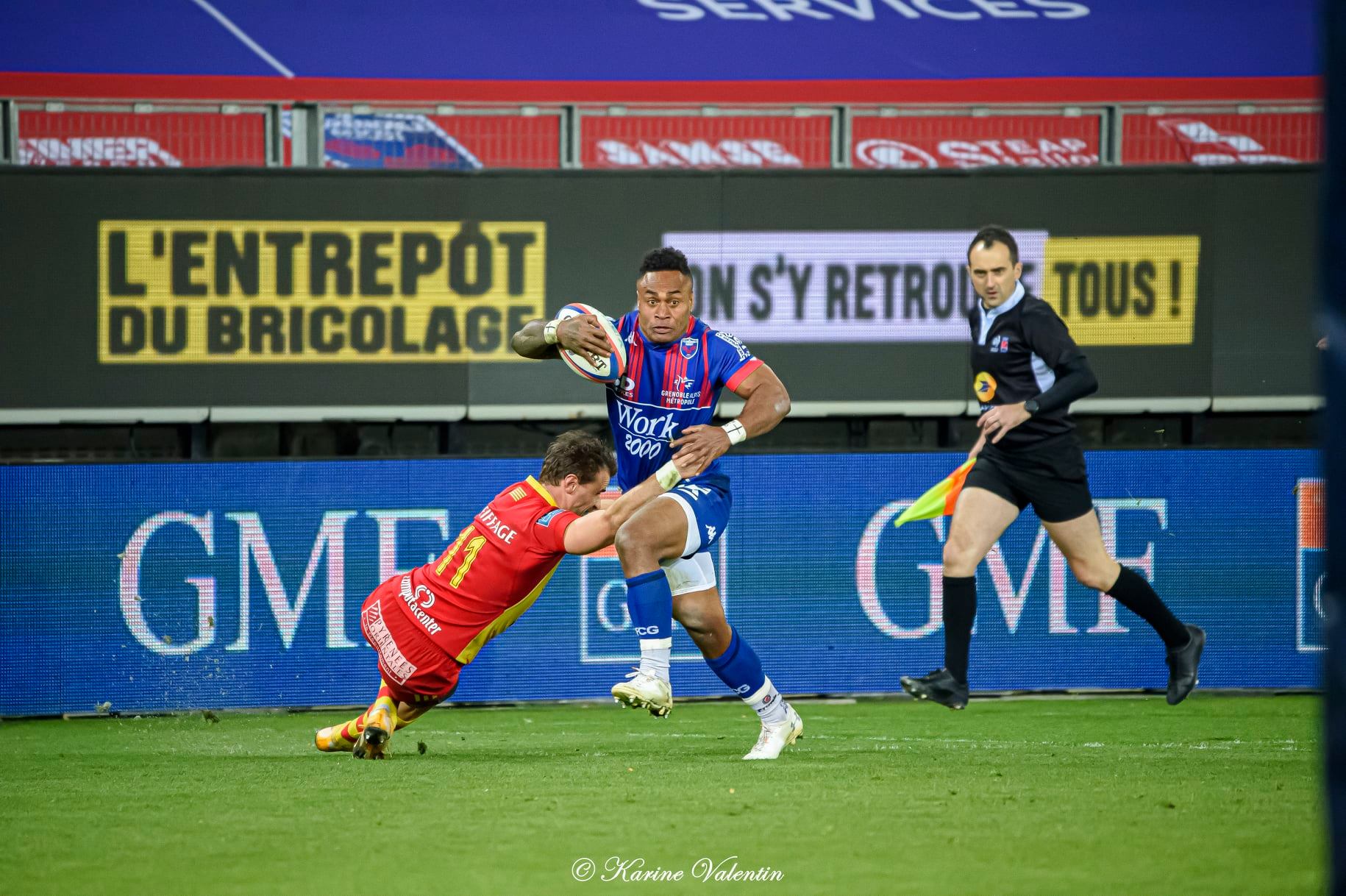  FC Grenoble Rugby - US Arlequins Perpignanais - Rugby - Grenoble Vs Perpignan (#FCGvsUSAPmar2021) Photo by: Karine Valentin | Siuxy Sports 2021-03-25