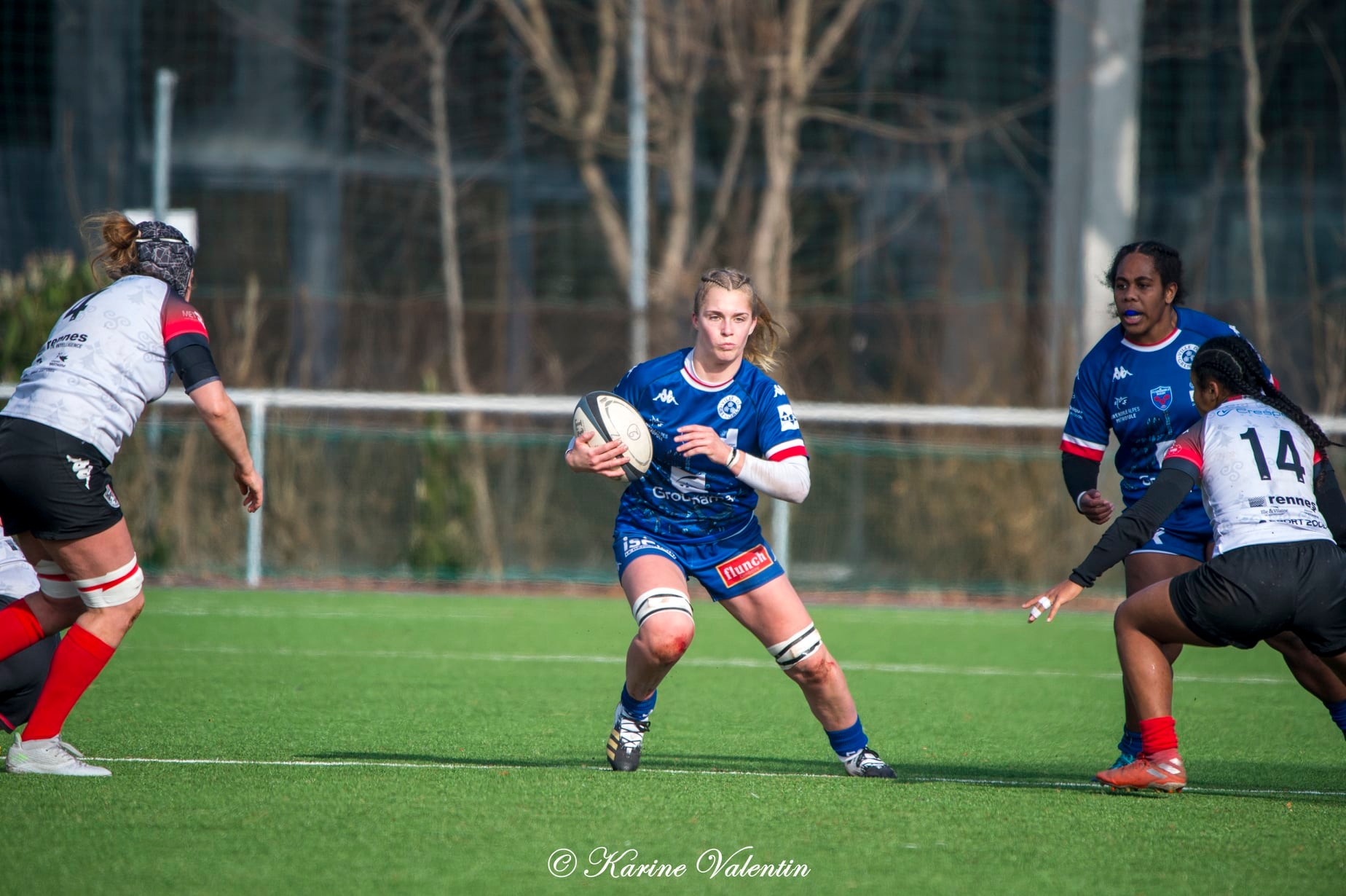 Makarita BALEINAGODO - Lea CHAMPON -  FC Grenoble Rugby - Stade Rennais Rugby - Rugby - Grenoble Amazones vs Stade Rennais Rugby (#AmazonesVsSRR2022jan) Photo by: Karine Valentin | Siuxy Sports 2022-01-30