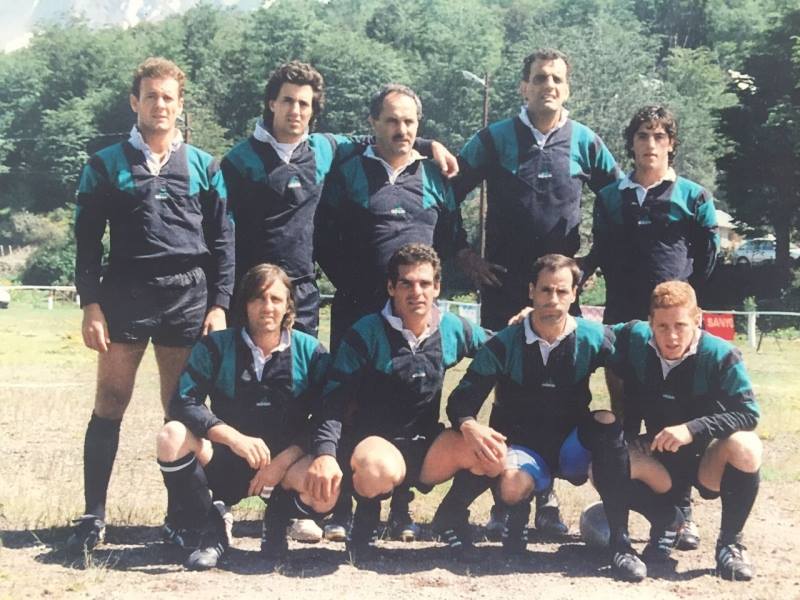 Eliseo Nicolas BRANCA - Andres COURREGES - Diego CUESTA SILVA - Agustin PICHOT - Alejandro SCOLNI -   -  - Rugby - Seven del Fin del Mundo () Photo by:  | Siuxy Sports 1989-10-01