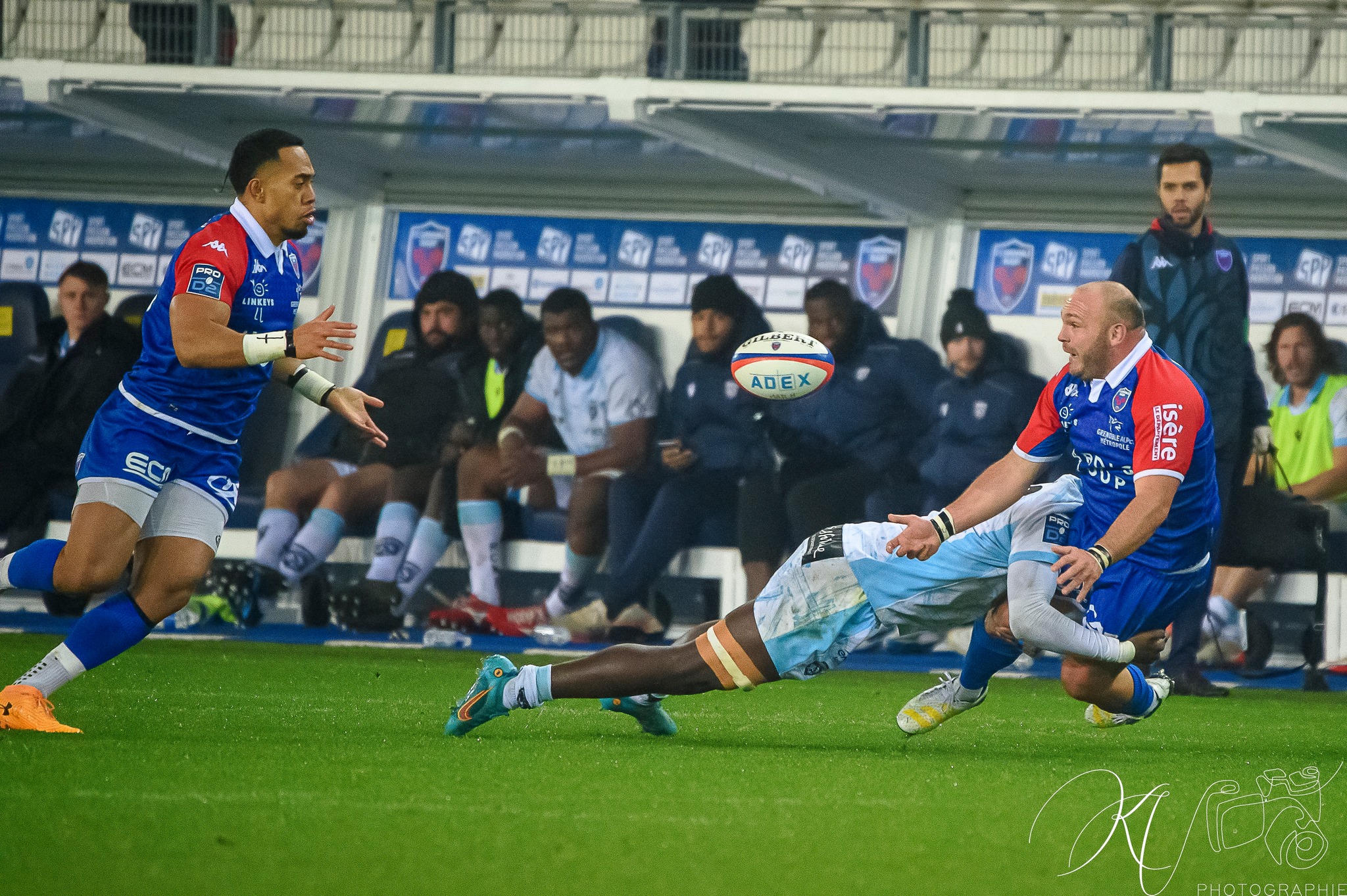  FC Grenoble Rugby - RC Massy - Rugby - FC Grenoble (38) VS (15) RC Massy (#FCGMASS2022) Photo by: Karine Valentin | Siuxy Sports 2022-12-16