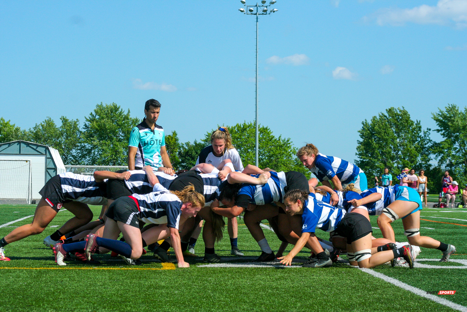 Christopher MICHELETTI -  Équipe féminine - Rugby Québec - Ontario Blues (w) - Rugby -  (#RUGBYFEMQCVON2022REELA2) Photo by: Thomas Alem-Lebel | Siuxy Sports 2022-07-02