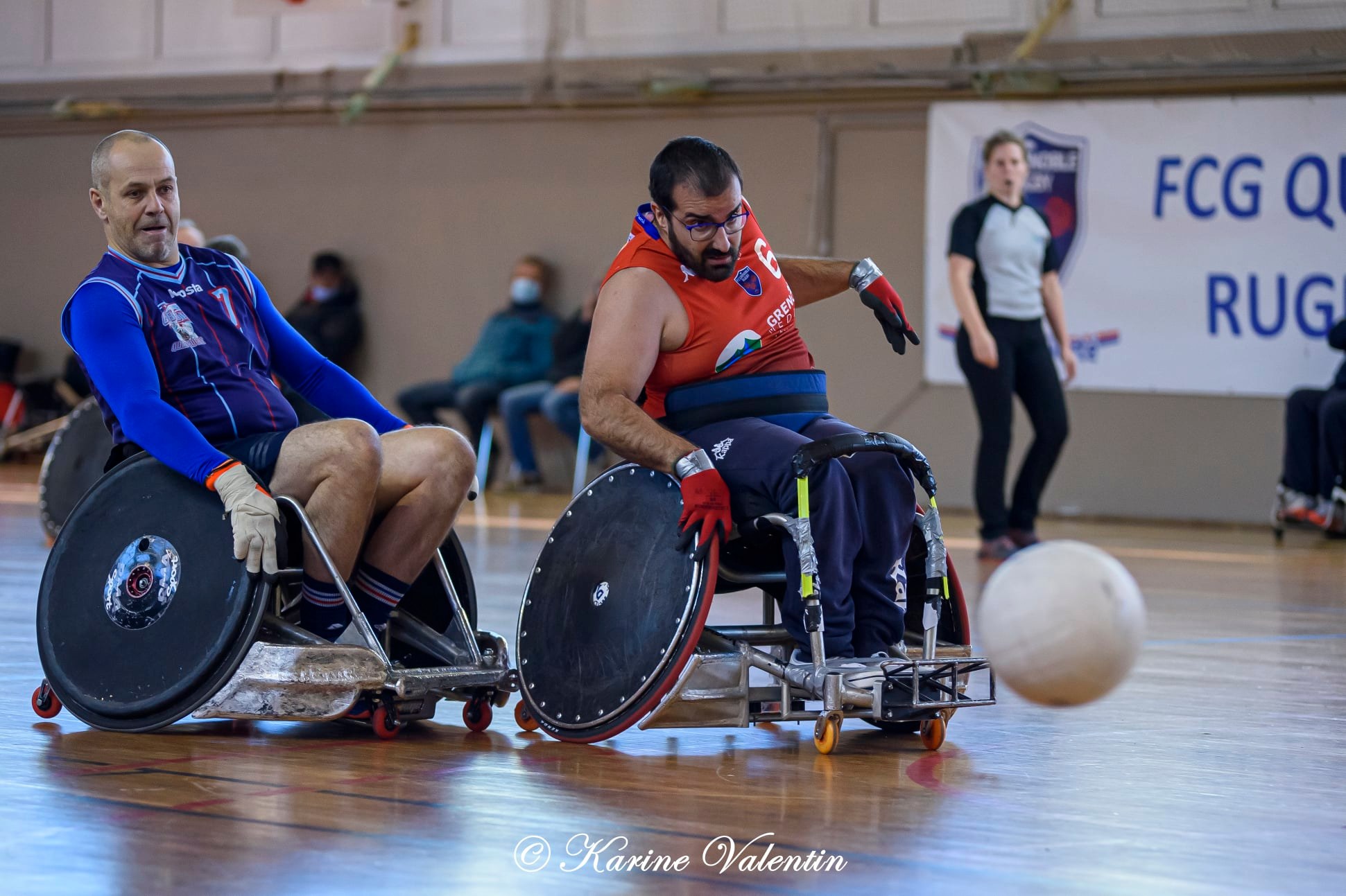  FC Grenoble Rugby - CS Bourgoin-Jallieu - Wheelchair rugby -  (#QuadRugbyGrenBourg2021Nov) Photo by: Karine Valentin | Siuxy Sports 2021-11-20
