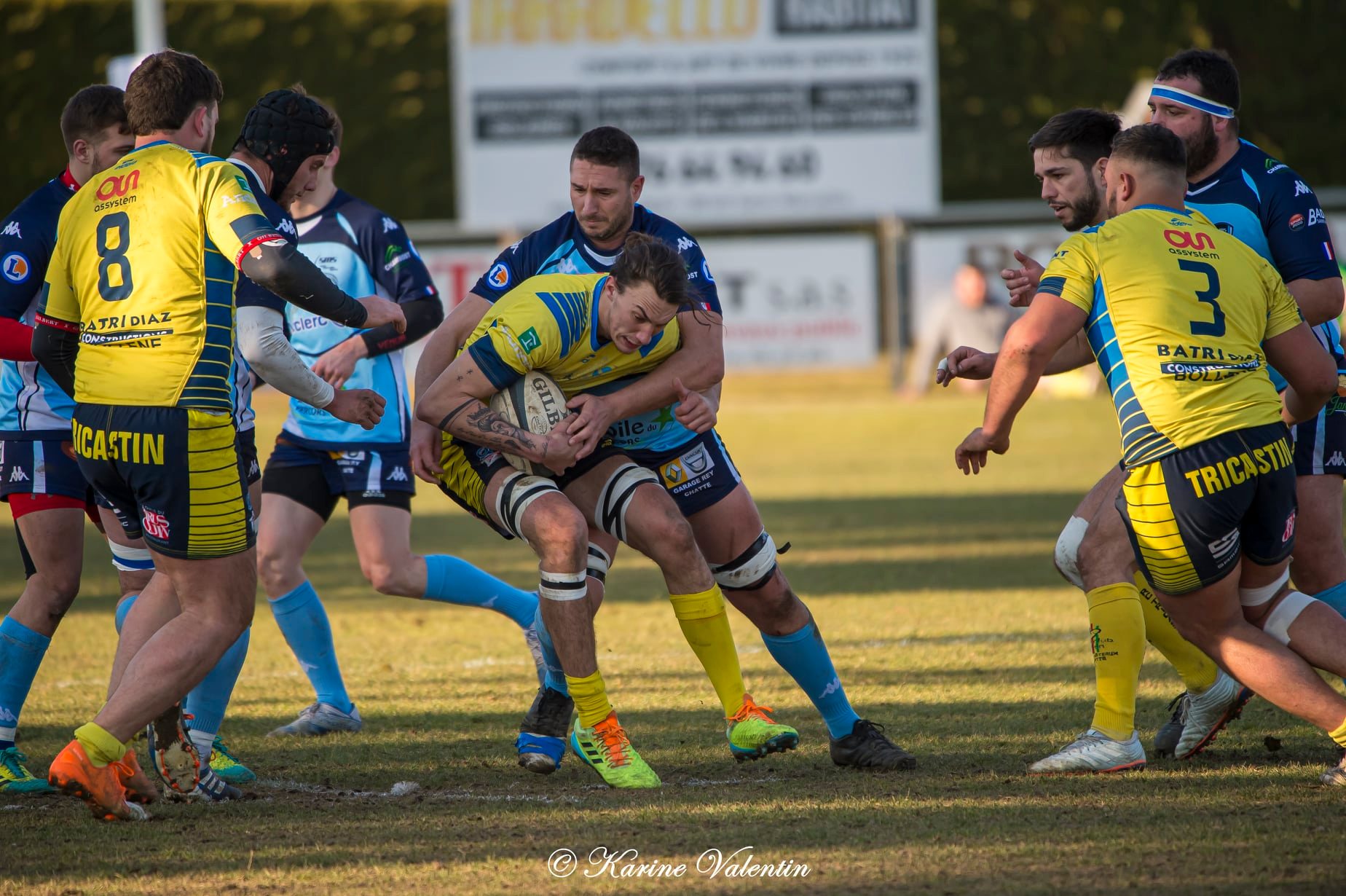  Saint-Marcellin Sports - Rugby Club Tricastin - Rugby - Saint-Marcellin vs Tricastin - Équipe 1 (#SMSvsRCT2022Eq1) Photo by: Karine Valentin | Siuxy Sports 2022-02-13