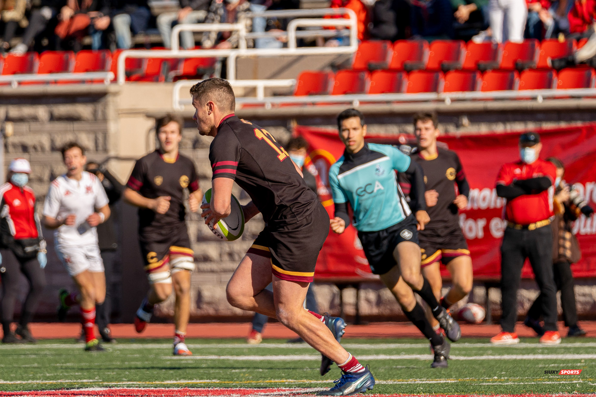 Aidan MCMULLAN - Christopher MICHELETTI -  Université McGill - Université Concordia - Rugby -  (#McGillvsConcordiaFinalsM) Photo by:  | Siuxy Sports 2021-11-06