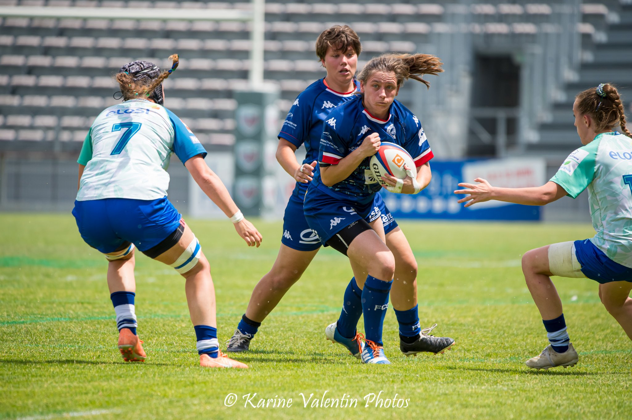  FC Grenoble Rugby - Lille Métropole Rugby Club Villeneuvois - Rugby - FCG Amazones (24) vs (19) LMRCV - 1/4 de finale Fed 1  (#AmazonesVsLMRCV2022) Photo by: Karine Valentin | Siuxy Sports 2022-05-21