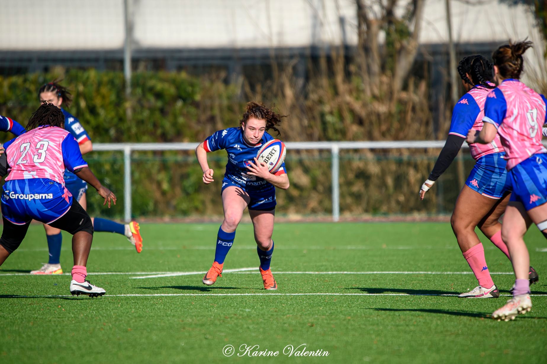 Enoé NERI - Florine THIRON -  FC Grenoble Rugby - Stade Français - Rugby - FC Grenoble Vs Stade Français (#AmznesVsPinkRckts2022) Photo by: Karine Valentin | Siuxy Sports 2022-01-16