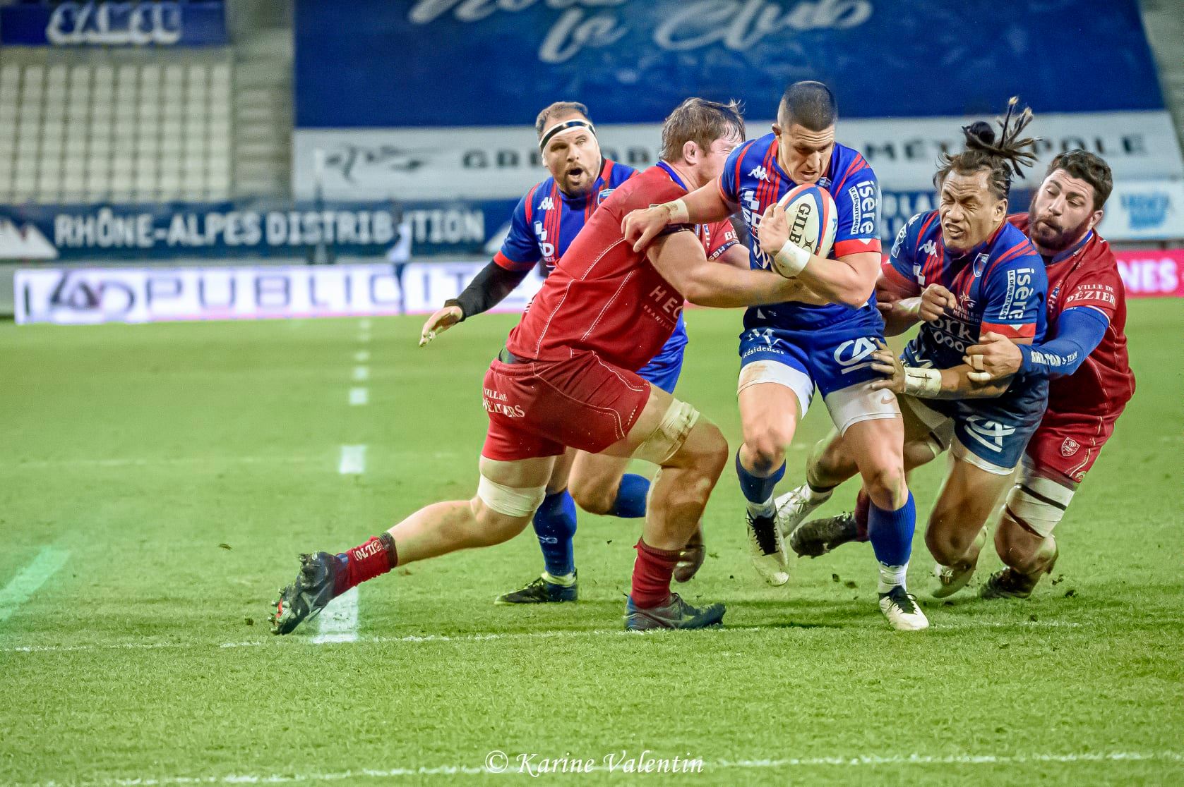  FC Grenoble Rugby - AS Béziers Hérault - Rugby - FC Grenoble VS ASBH (#GrenobleASBH2021jan) Photo by: Karine Valentin | Siuxy Sports 2021-01-29