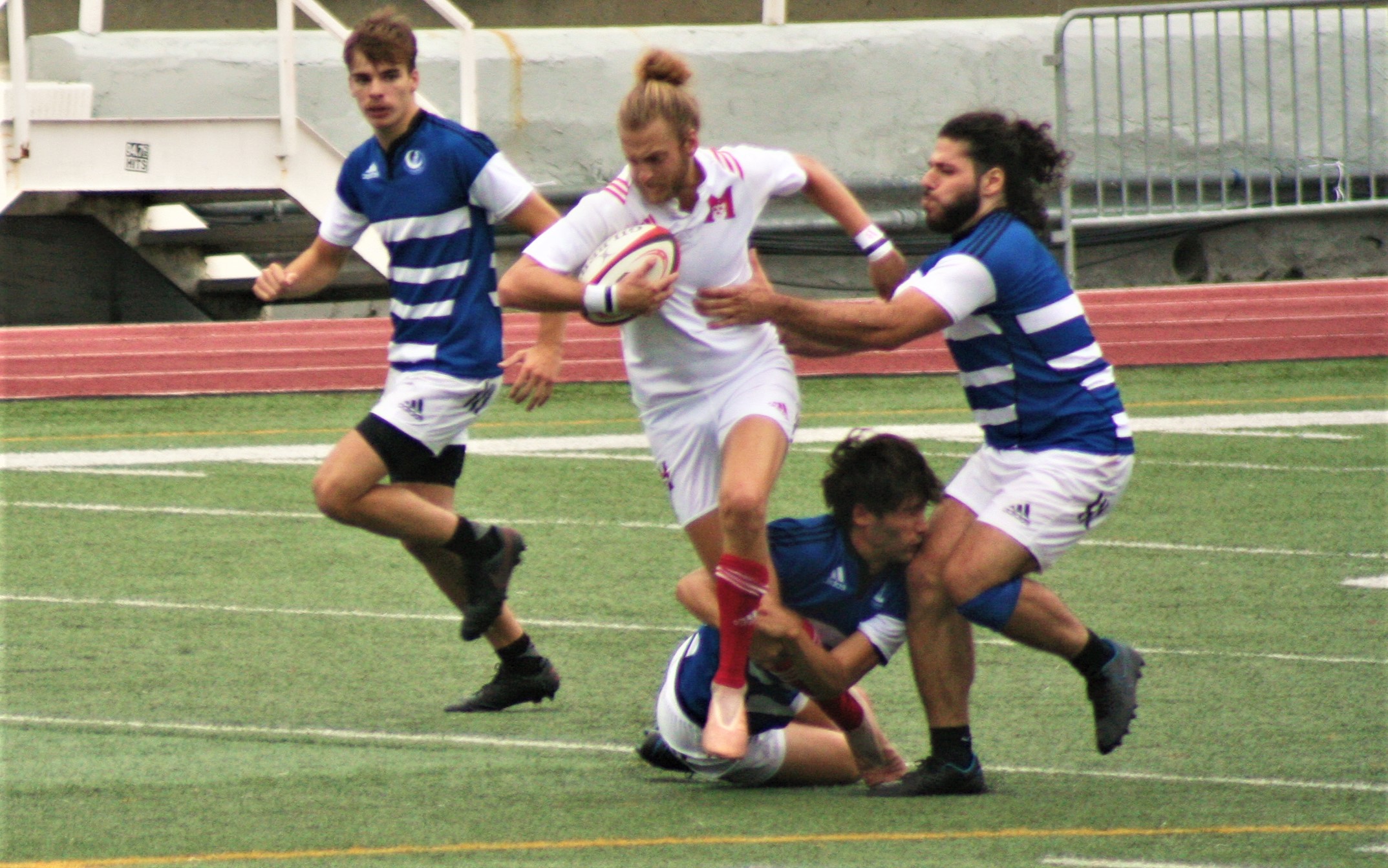 Theo FAURE - Andrew KNOPP -  Université McGill - Université de Montréal - Rugby -  (#McGillvsUdeM) Photo by:  | Siuxy Sports 2021-09-11