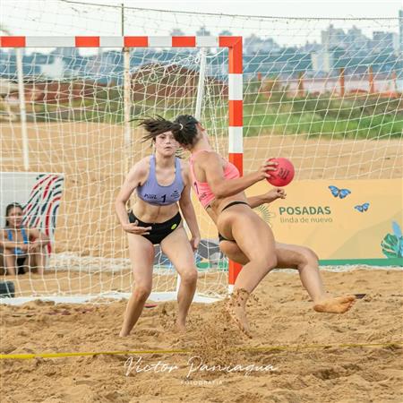 Cobertura del partido del equipo de Posadas Handball, por VHP
