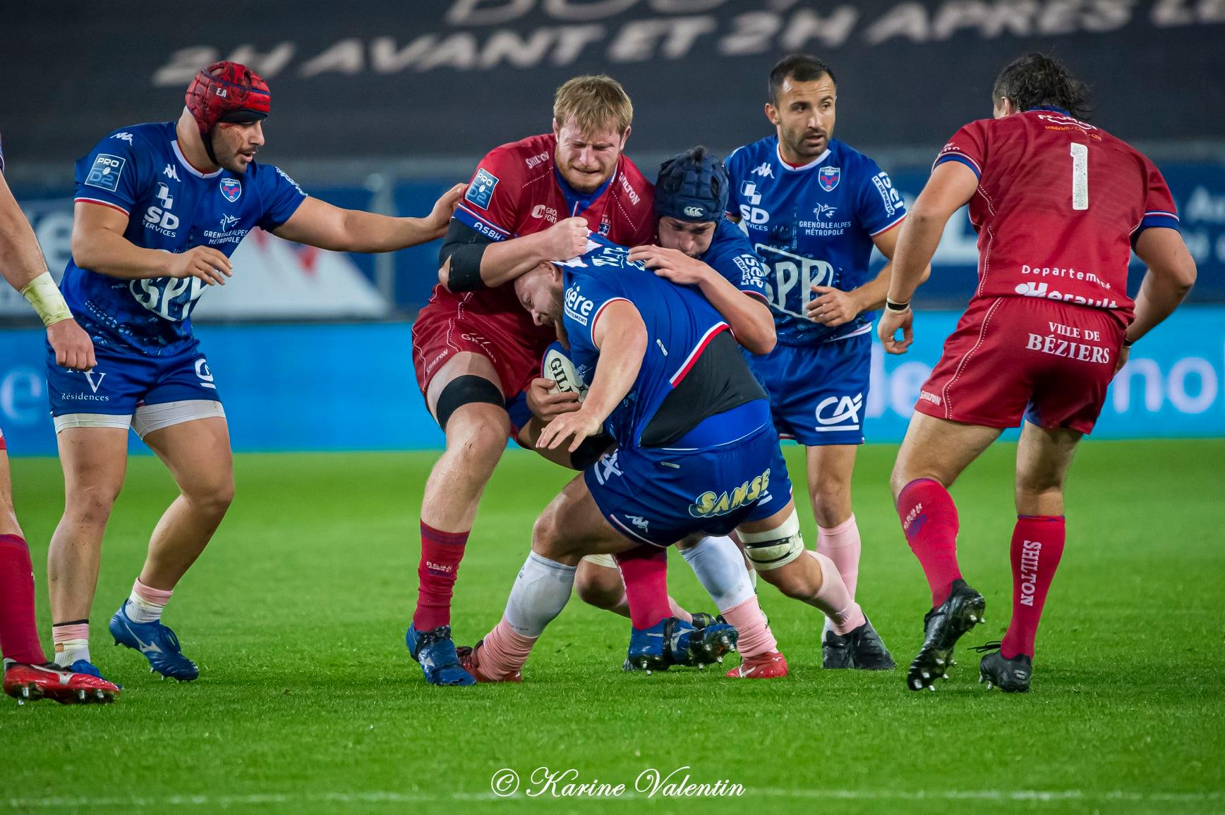  FC Grenoble Rugby - AS Béziers Hérault - Rugby - FC Grenoble Rugby vs. AS Béziers Hérault (#FCGvsASBHoct2021) Photo by: Karine Valentin | Siuxy Sports 2021-10-15
