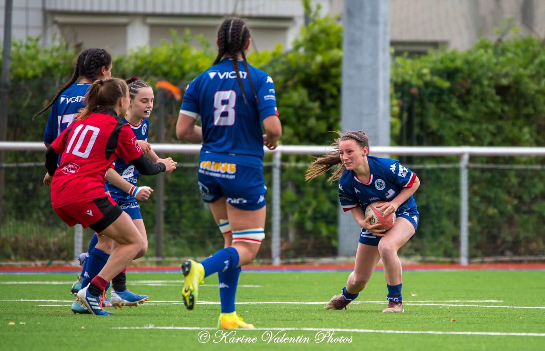  FC Grenoble Rugby - Lyon Olympique Universitaire - Rugby - U18 FCG Amazones (52) vs (0) LOU (#U18AmazonesVsLOU) Photo by: Karine Valentin | Siuxy Sports 2022-04-23