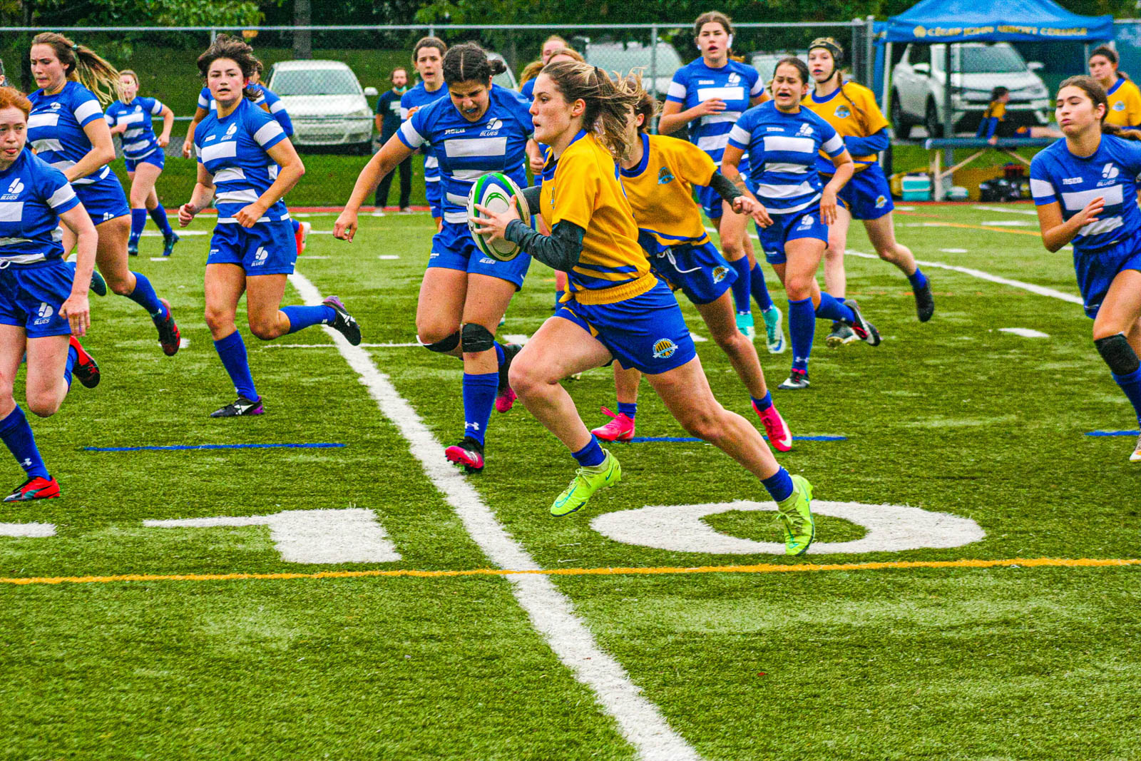 Sarah MONTMINY -  College John Abbott - College Dawson - Rugby -  (#AbbottvsDawsonW2021) Photo by:  | Siuxy Sports 2021-10-03