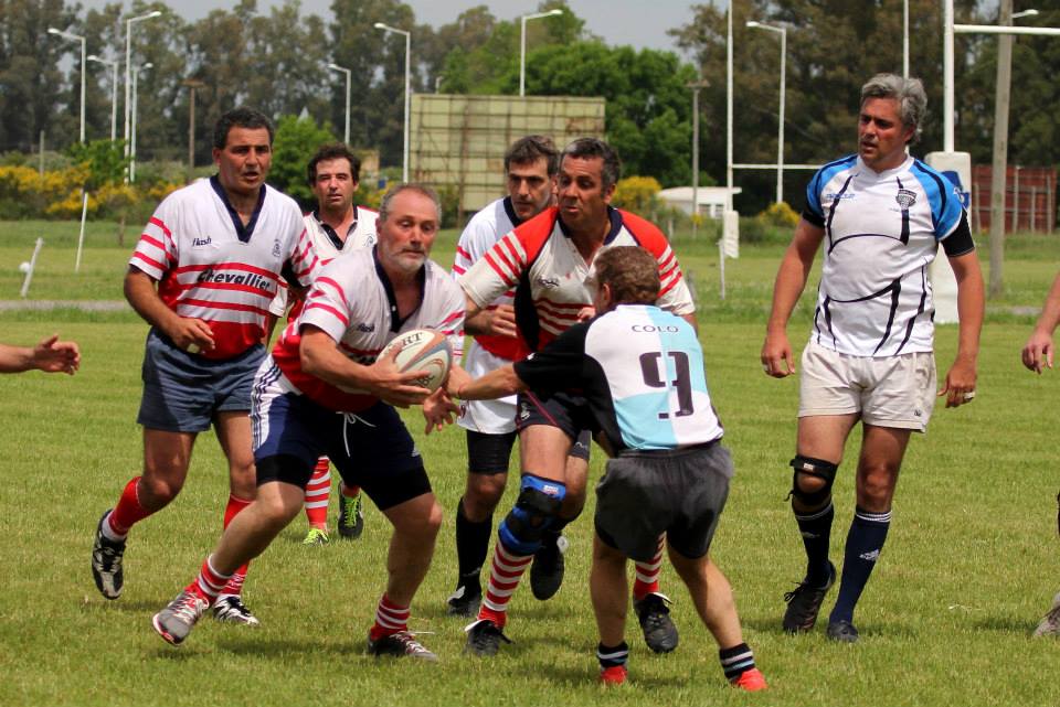 Mario AVALOS -  Areco Rugby Club - Centro Naval - RugbyV - Areco vs RON XV (Centro Naval) - Primer Encuentro de Veteranos en Areco con Vaquillona c/ Cuero 2014 (#ArecoVsRONXV2014) Photo by: Luis Robredo | Siuxy Sports 2014-10-18