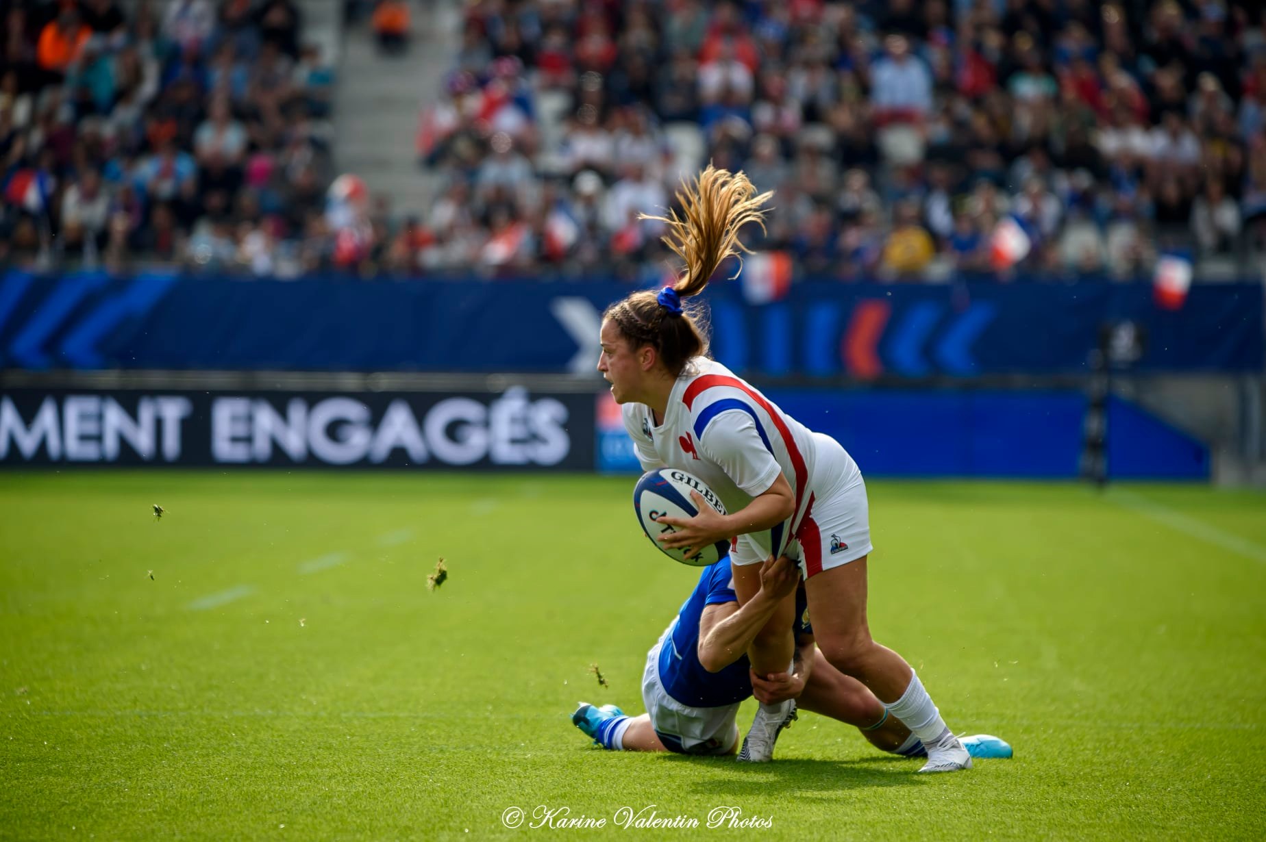  Équipe de France de rugby à XV - Nazionale di rugby a 15 dell'Italia - Rugby - France (39) vs Italie (6) - 6N fém. (#FranceVsItalie6Nfem2022) Photo by: Karine Valentin | Siuxy Sports 2022-03-27