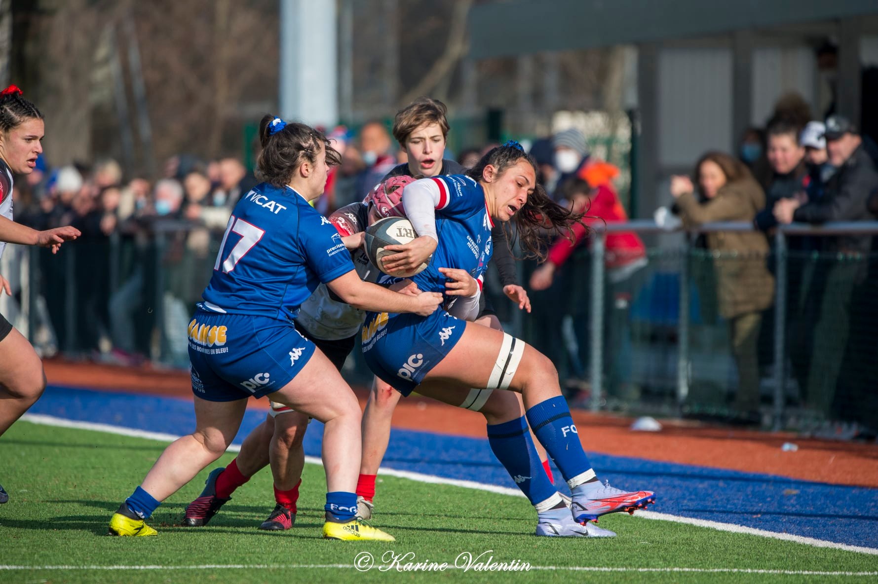 Manaé FELEU - Téani FELEU -  FC Grenoble Rugby - Stade Rennais Rugby - Rugby - Grenoble Amazones vs Stade Rennais Rugby (#AmazonesVsSRR2022jan) Photo by: Karine Valentin | Siuxy Sports 2022-01-30