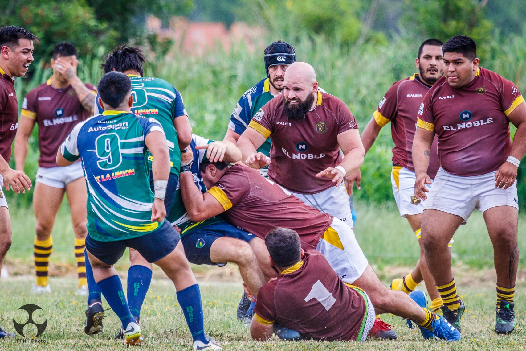 Franco GALLIANO - Oscar MOYANO -  Atlético San Andrés Rugby Club - Berisso Rugby Club - Rugby - Atlético San Andrés Vs Berisso - URBA - Primera - Ascenso a Tercera (#ASARCvsBerisso2021Primera) Photo by: Alan Roy Bahamonde | Siuxy Sports 2021-11-27