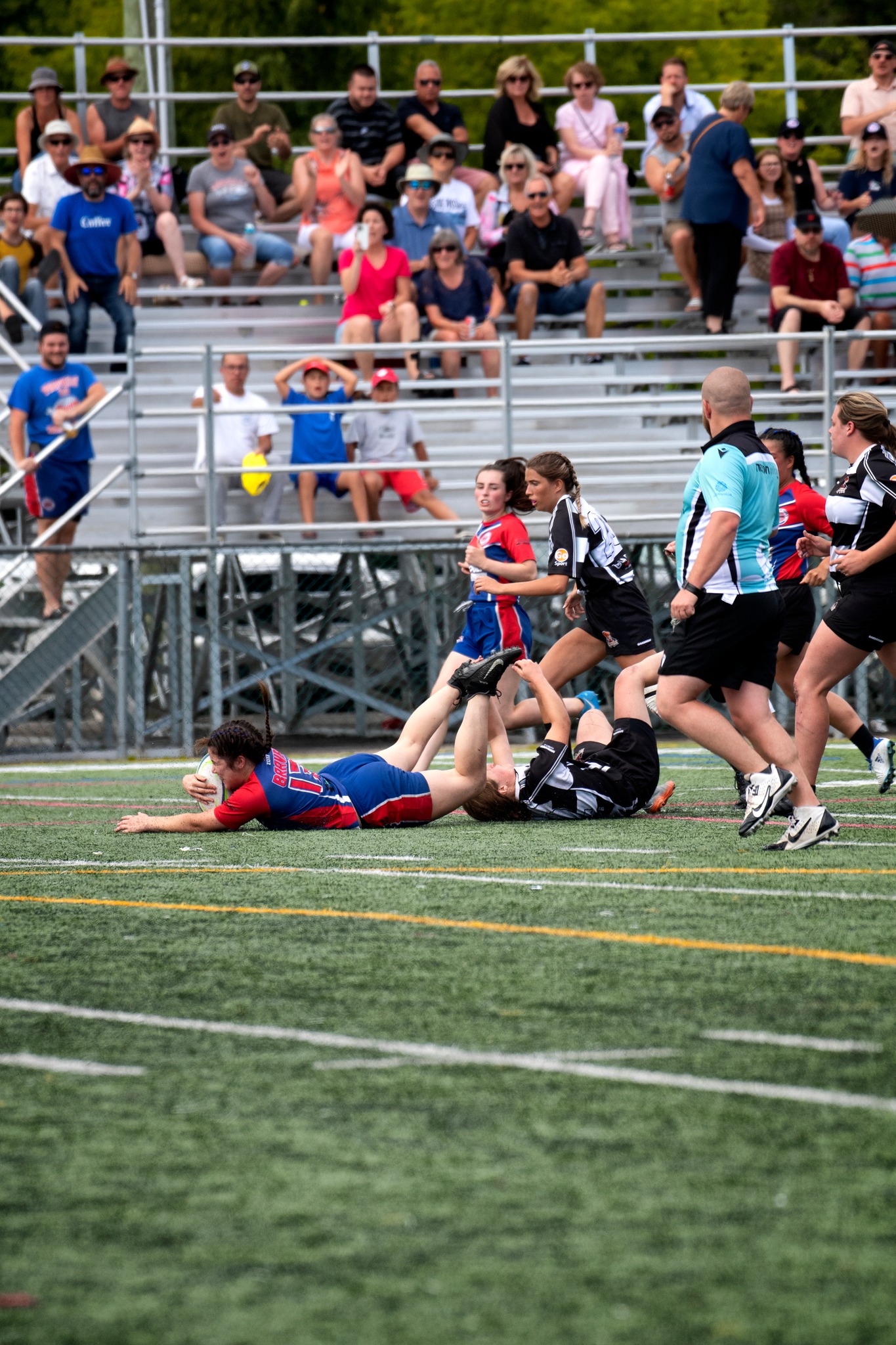 Saint-Georges Lumberjacks - Braves de Trois-Rivières - Rugby - Finale Développement (F) - Club de Rugby Lumberjacks (21) vs. (15) Braves de Trois-Rivières (#RugbyQC2022FinalFD) Photo by: Simon Duquette | Siuxy Sports 2022-08-13